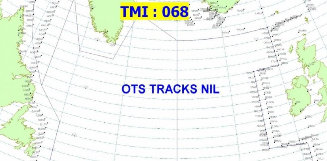 UK NATS Records Day with No Westbound Transatlantic Tracks | Aviationkart