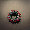 New Flower Sweet Elegance Retro Distressed Hollow Three-dimensional Brooch