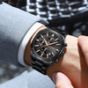 Six-hand Waterproof Business Mens Watch With A Calendar