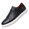 British Style Comfortable Breathable Men's Leather Shoes Low-top Flat Business