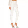 Sexy Slim-fit Cropped Leather Pants