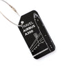A380 Aluminum Alloy Boarding Pass Luggage Anti-lost Tag