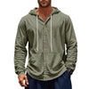 Relaxed-fit Mens Linen Casual Minimalist Long-sleeve Shirt