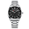 Mens Simple Business Waterproof Bar-Clasp Watch