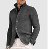 Casual Long Sleeve Solid Color Knitted Coat