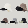 Cross-border Minimalist Light Board Vertical Stripe Wide-brimmed Sun Hat For Daily Outdoor Hiking And Climbing, Sun Protection Hat
