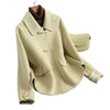 Women's Loose Large Size Autumn And Winter Thickening Double-sided Woolen New Coat