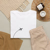 Travel Tee — “Where to next?” Airplane Graphic T‑Shirt