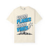 Good Planes Good Vibes T-Shirt — Retro Travel Graphic Tee