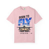 Born to Fly T-Shirt — Airplane Graphic Tee, "Sky Is Not The Limit" Aviation Pilot Shirt