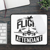 Flight Attendant Gaming Mouse Pad — Aviation Crew Desk Mat