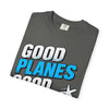 Good Planes Good Vibes T-Shirt — Retro Travel Graphic Tee