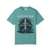 Aviation Graphic T-Shirt — 'Aviation: Life in the Sky' Airplane Tee for Pilots & Travel Fans