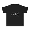 Plane Evolution Youth Tee — Aviation Graphic Shirt