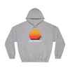 Sunset Vibes Unisex Hooded Sweatshirt - 'THE WORLD' Design