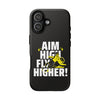 Dynamic Phone Case with Motivational Design - Aim High, Fly Higher!