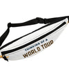 World Tour Fanny Pack: Travel Accessory for Adventurers, Festival Gear, Stylish Hip Bag, Fun Gift, Summer Essentials