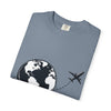 Travel Couple T-Shirt — "Different Places, Same Soul" Globe & Plane Tee
