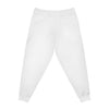 Aviator Style Athletic Joggers with Vintage Plane Design