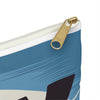 Sky Traveler Accessory Pouch - Vintage Airplane Design, Perfect for Travel and Adventure Lovers