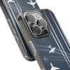 Aviation Clear Phone Case - Airplane Design, Travel Accessory, Unique Gift, Phone Cover, Aviation Enthusiast, Air Travel Lover