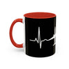 Pilot Heartbeat Coffee Mug — Airplane ECG Travel Lover Gift (11/15oz)