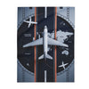 Aviation Lovers' Fleece Blanket - Cozy Travel Gift, Airplane Design Throw, Travel Enthusiast Decor, Perfect for Home & Office