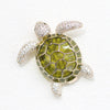 Four-color Epoxy Turtle Brooch