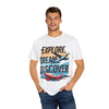 Explore, Dream, Discover T-Shirt - Adventure Travel Tee for Wanderlust Enthusiasts