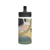 Adventurous Travel Water Bottle, Inspirational Hydro Flask, Outdoor Hydration, Gift for Travelers, Hiking Water Bottle