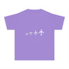 Plane Evolution Youth Tee — Aviation Graphic Shirt