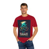 Adventure Calling Skull T-Shirt - Unisex Garment-Dyed Tee