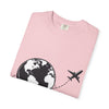 Travel Couple T-Shirt — "Different Places, Same Soul" Globe & Plane Tee