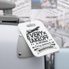 Luggage Tag — “Every Takeoff Is Optional, Every Landing Is Mandatory” Travel Bag ID