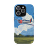 Vintage Airplane Phone Case | Tough Cases, Aviation Gift, Pilot Accessory, Cloud Design, Unique Phone Cover