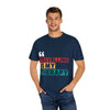 Travelling is My Therapy Unisex Garment-Dyed T-Shirt