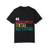 Travelling is My Therapy Unisex Garment-Dyed T-Shirt
