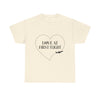 Love at First Flight T‑Shirt – Travel Plane Heart Tee