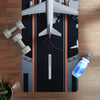 Aviation-Themed Rubber Yoga Mat - Perfect for Travel Enthusiasts