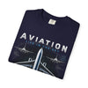 Aviation Graphic T-Shirt — 'Aviation: Life in the Sky' Airplane Tee for Pilots & Travel Fans