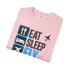 Eat Sleep Fly Repeat T-Shirt — Pilot & Aviation Travel Tee