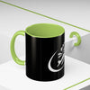 Pilot Pup Coffee Mug — Black Accent Ceramic Mug with Aviator Dog Design (11/15oz)