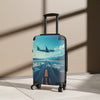 Wanderlust Suitcase - Travel Luggage with Airplane Design for Adventurers