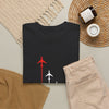 Airplane Formation Tee — Red Lead Jet Graphic T-Shirt