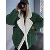 2026 Cross-border Autumn And Winter New European And American Women's Thickened Warm Fashion Loose Casual Retro Lamb Wool Jacket For Women