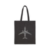 Airplane Word Art Tote Bag — Pilot & Travel Duffle Canvas Tote
