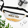 World Tour Fanny Pack: Travel Accessory for Adventurers, Festival Gear, Stylish Hip Bag, Fun Gift, Summer Essentials