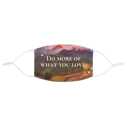 Inspirational Fabric Face Mask | Motivational Fashion, Gift for Her, Comfortable Mask, Everyday Use, Wellness Reminder