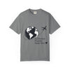 Travel Couple T-Shirt — "Different Places, Same Soul" Globe & Plane Tee