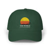 Vintage Sunset Dad Cap - "The World is Your Playground"